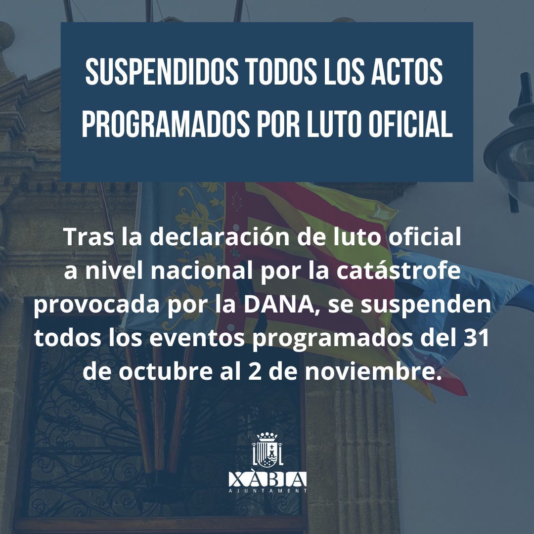 X Bia Suspende Todos Los Eventos Programados Hasta El De Noviembre