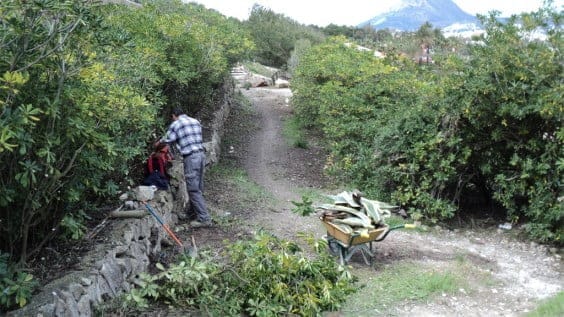 Sendero de la Cala Blanca de Xàbia