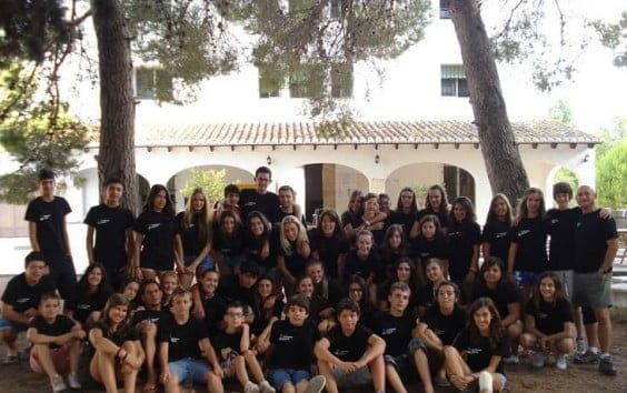 campamento de inglés Monjove 2012