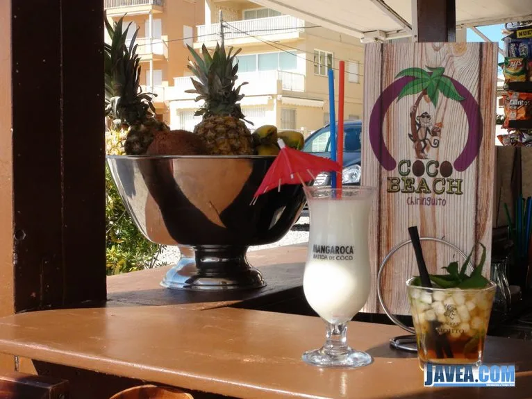 Coco Beach Javea, Mojitos, caipiriñas, piña colada, ...