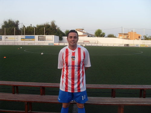 Javi García y Armando Lemos, la delantera del Jávea de la temporada pasada, en esta será la del Club Deportivo Dénia.