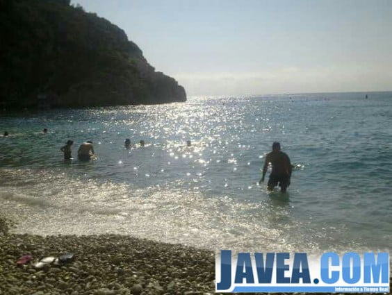 La Cala de la Granadella en Xàbia