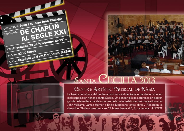 Cartel programación Santa Cecilia