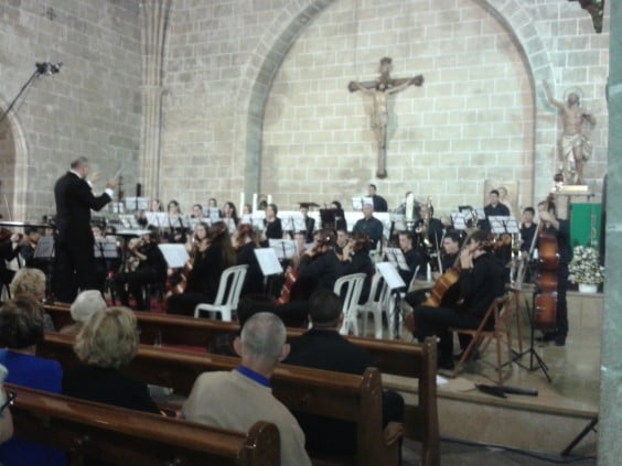 Concierto en el interior de la Iglesia de Todos Juntos Jávea