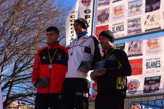 Ignacio Cardona en el podium