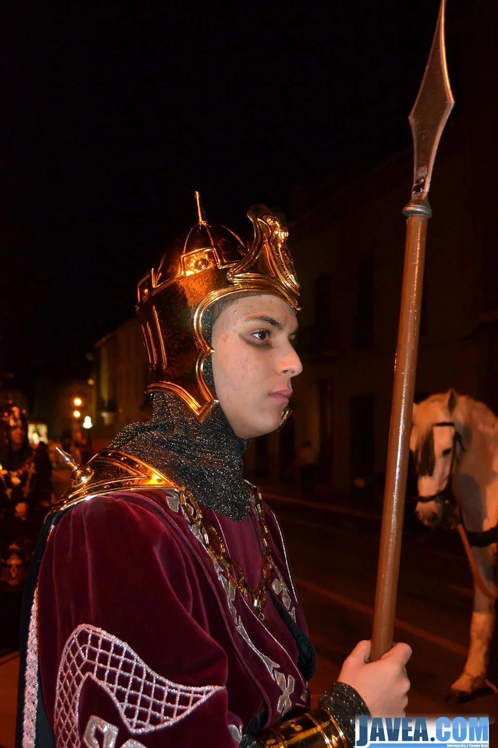 Romano en la cabalgata de los Tres Reyes Magos