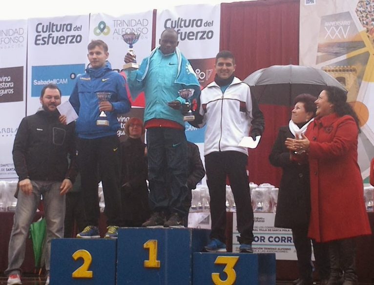 Cheroben, Vykhopen y Toni Soler en el podium de Santa Pola