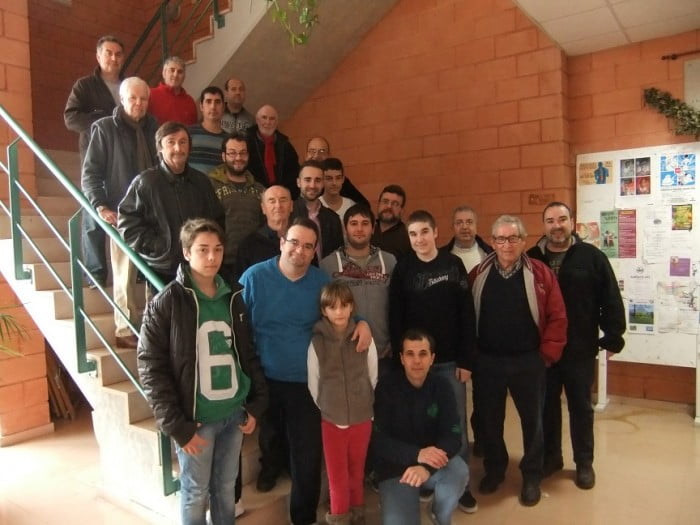 Alegría entre los componentes del C.E. Xàbia