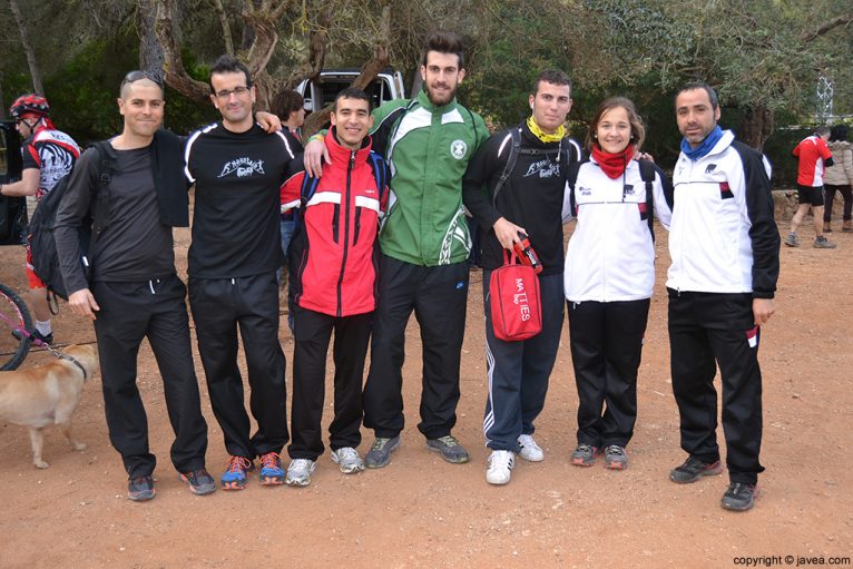 Participantes en la carrera de montaña Granadella Trail Jávea