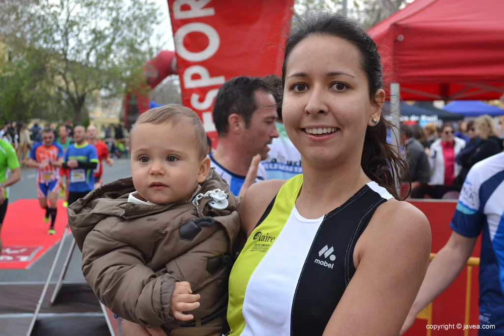 Irene Bolufer en meta