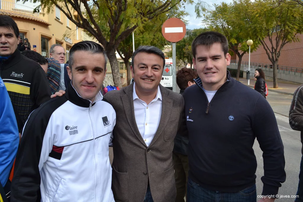 José Chulvi, Rafa Andarias y Julio Almazan