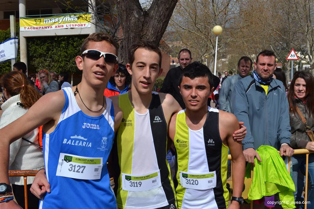 Vicent Arbona, Jordi Colomer y Vicent Monfort