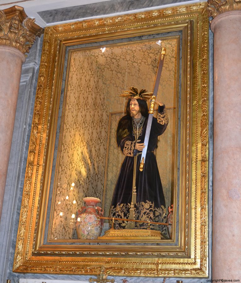 La imagen de Jesús Nazareno en la ermita del Calvario de Jávea