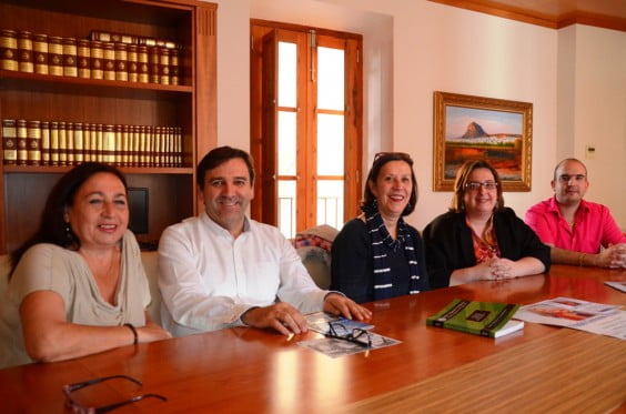 Pilar González, Antonio Miragall, Empar Bolufer, Nati Ballarín y José Vicente Giner