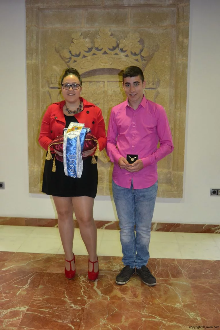 Tatiana Caballero Sánchez y Jordi Pons Diego, presidentes de la quintà 2014