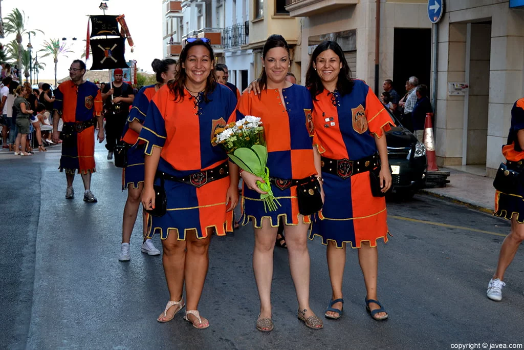 Componentes de la Filà Trabuquers de Xàbia