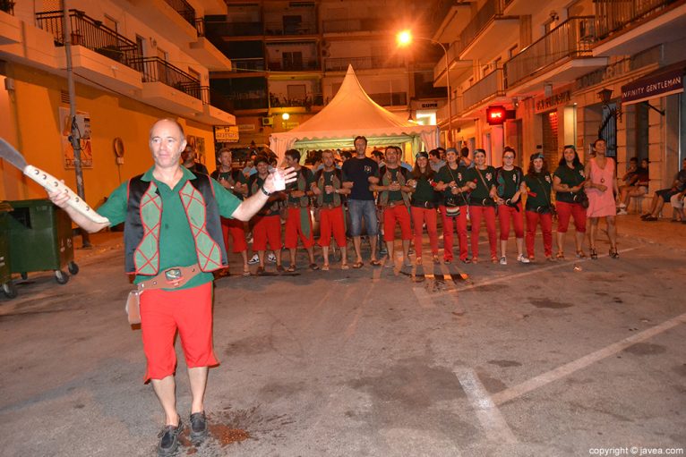 Desfile de la Filà Capitana Contrabandistes