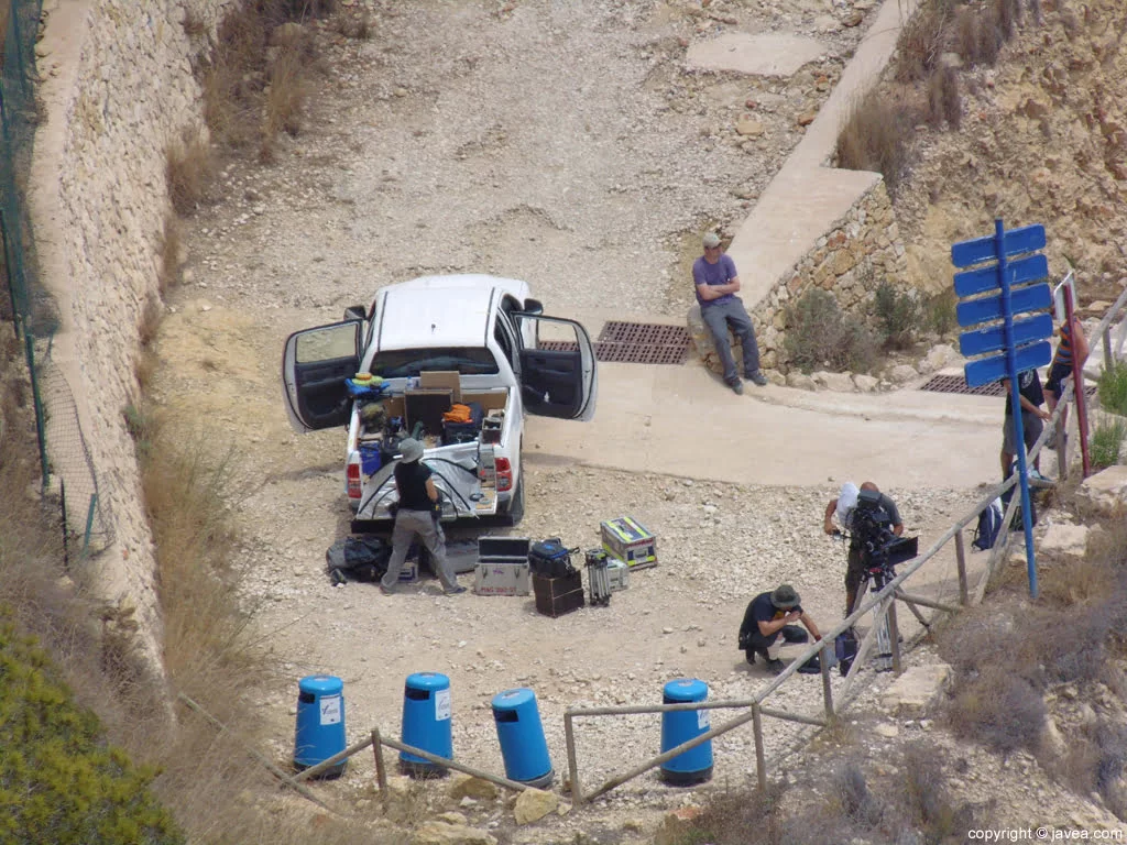 Equipo de Rodaje de Taken 3 en Javea