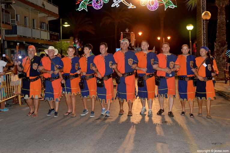 Escuadra masculina de la Filà Trabuquers