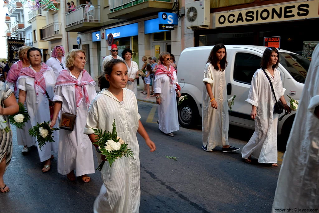 Filà Jalufos durante la ofrenda