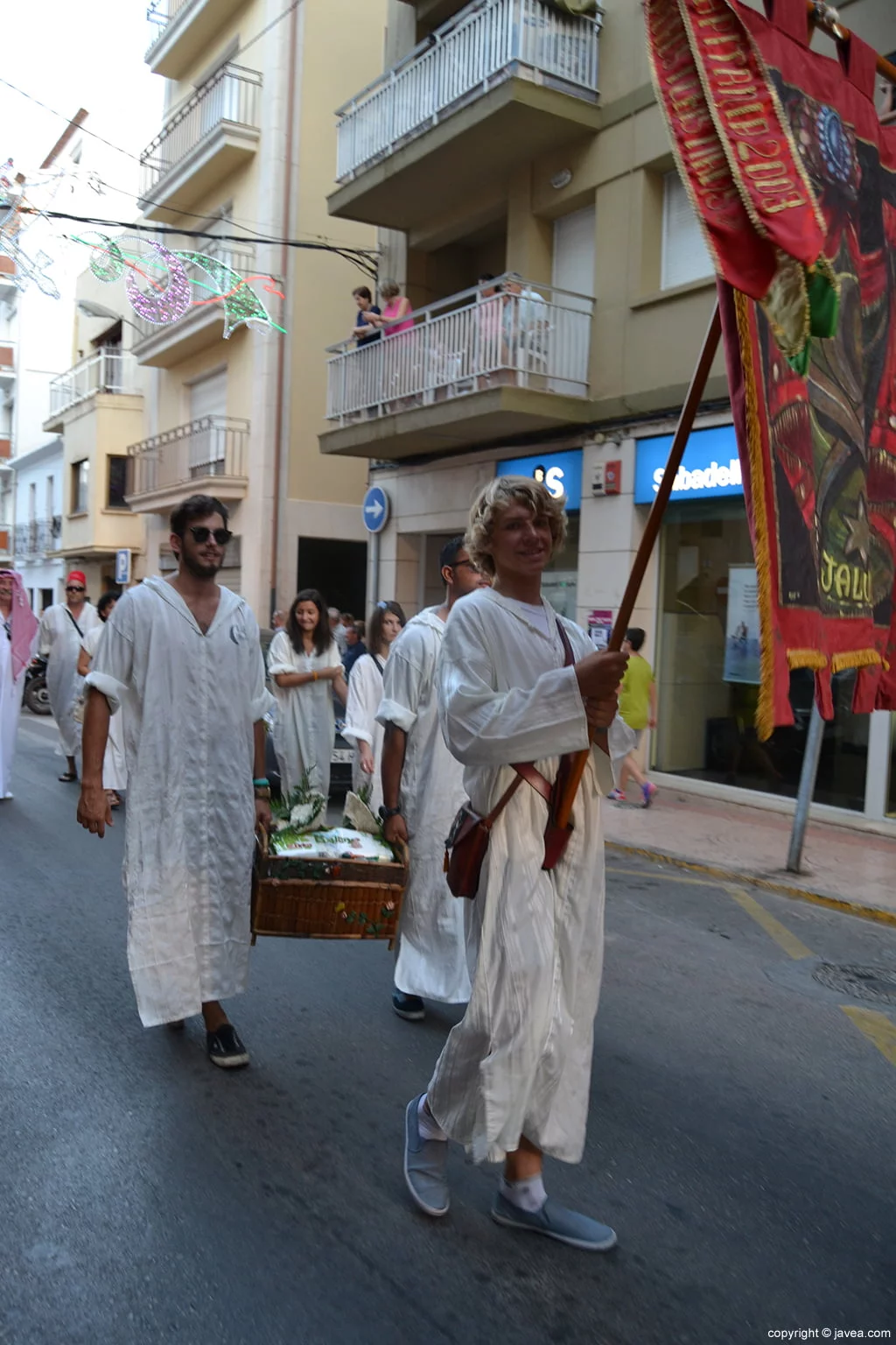 Filà Jalufos en la ofrenda a Sant Jaume