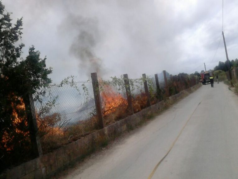 Incendio en Jávea