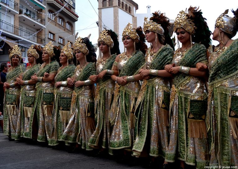 La Filà Jalufos durante el desfile de gala