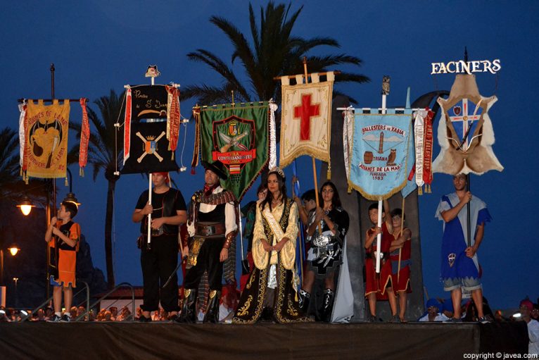 Las tropas cristianas en el momento de la reconquista