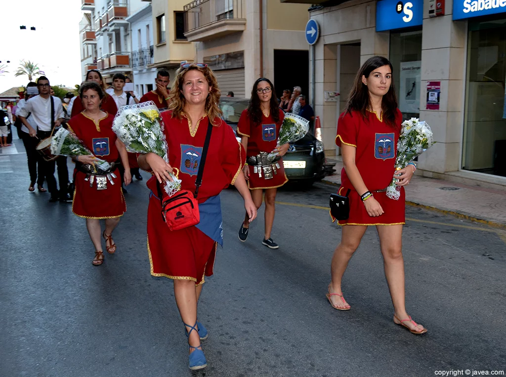 Miembros de la Filà Ballesters