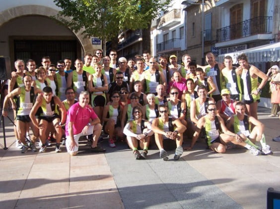 Miembros del Club Atletismo Llebeig Xàbia