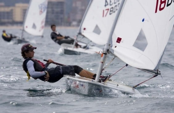 Cita importante en el Club Náutico Jávea con los barcos de la clase Láser