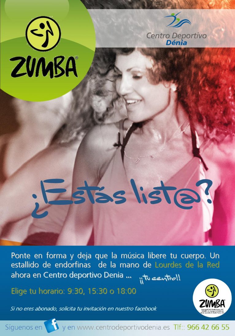 Zumba en el Centro Deportivo Dénia