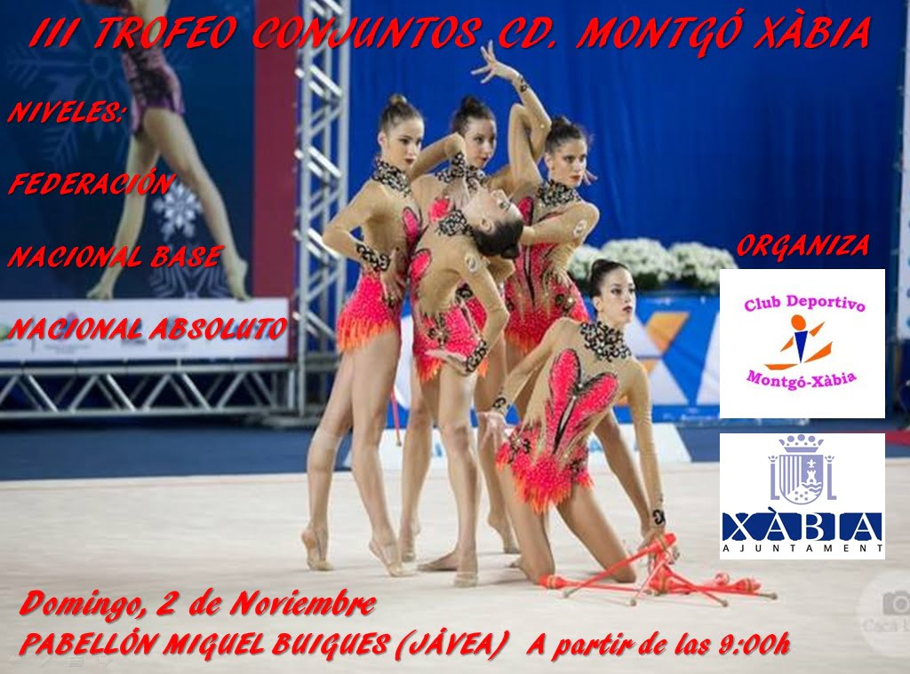 Cartel Trofeo Club Deportivo Montgó Xàbia