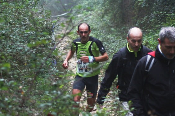 Ignacio Cardona en una prueba de kilómetro Vertical