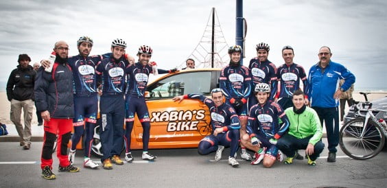 Equipo del Portal de la Marina-Xábia´s Bike en la Volta a la Marina