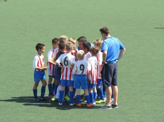 Jugadores benjamines del CD. Jávea