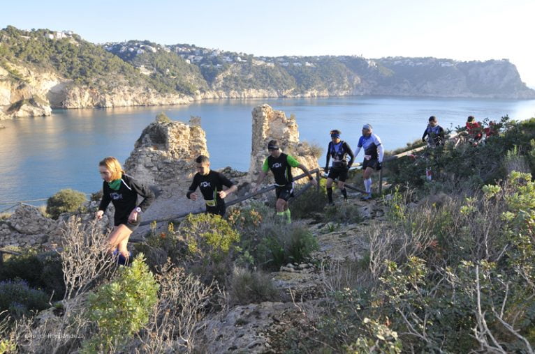 Bello paisaje de la Granadella Trail