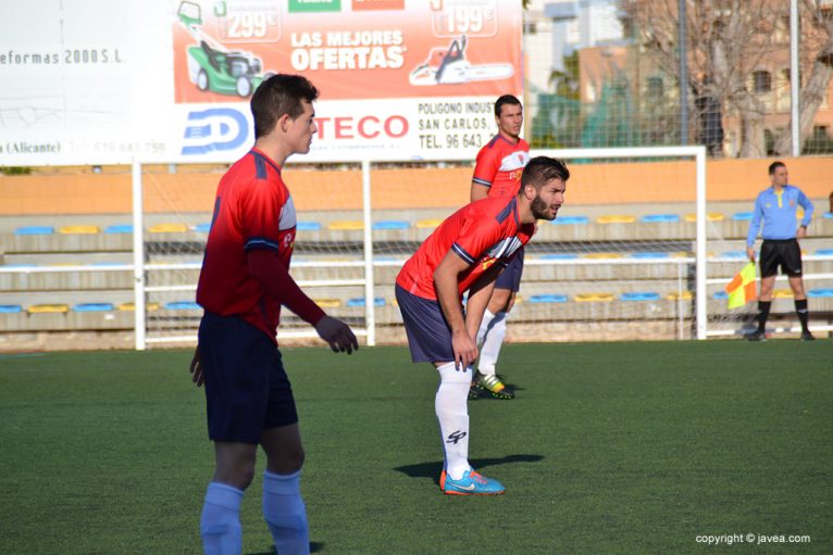 Defensores del Pego durante un partido