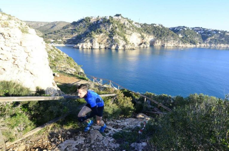 Sergi Alberola durante la Granadella Trail