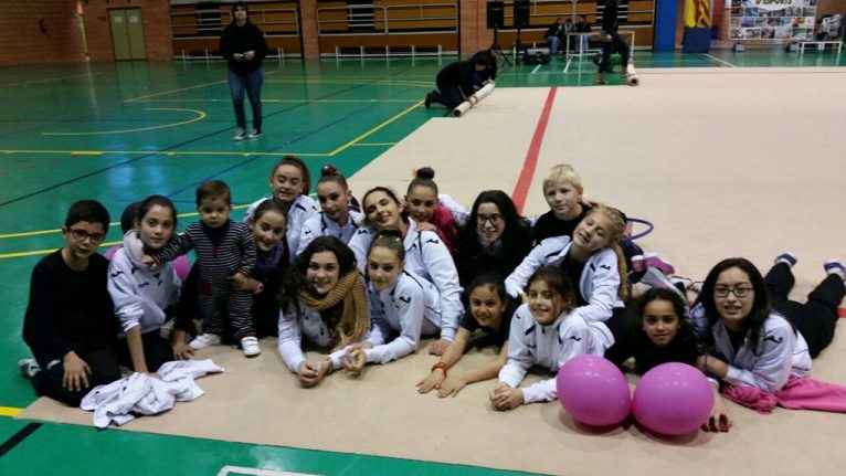 Gimnastas del Club Deportivo Montgó