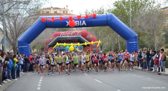 Salida Volta a Peu a Xábia 2014