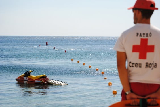 Vigilancia en las playas de Jávea