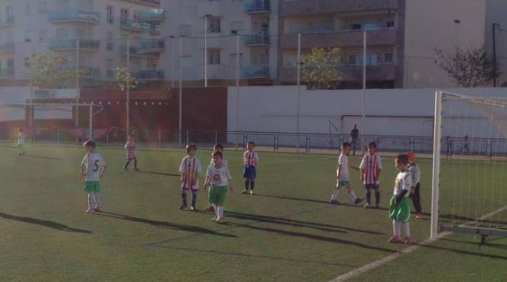 Partido de prebenjamines del CD. Jávea