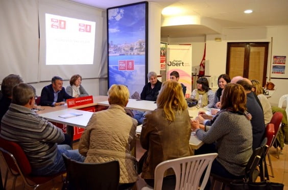 reunión de campaña del PSPV-PSOE Xàbia