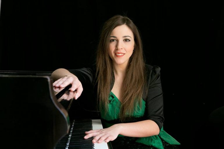 Andrea González pianista que estará en el Festival Vila de Xàbia