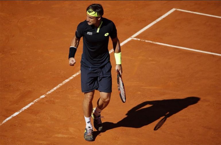 David Ferrer en el Máster 1000 de Madrid