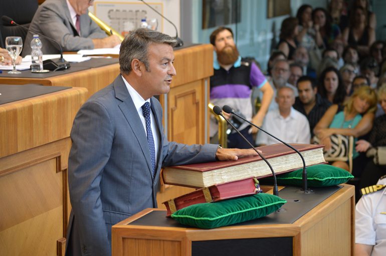 José Chulvi en el pleno de la Diputación