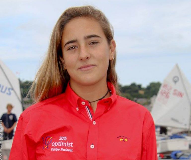 La regatista Julia Miñana del Club Náutico Jávea