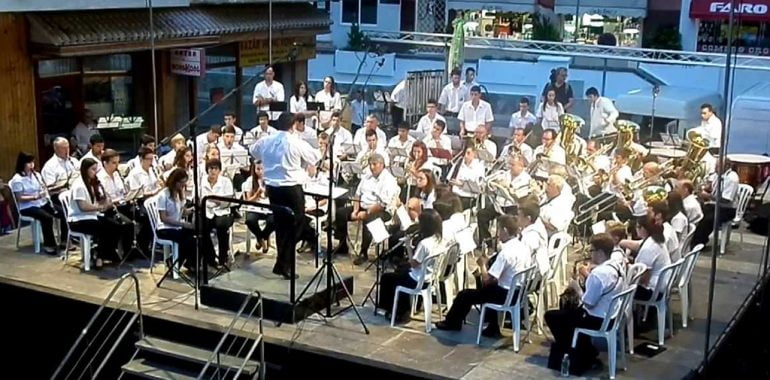 concierto de moros y cristianos de Jávea