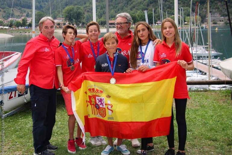 El equipo español al completo